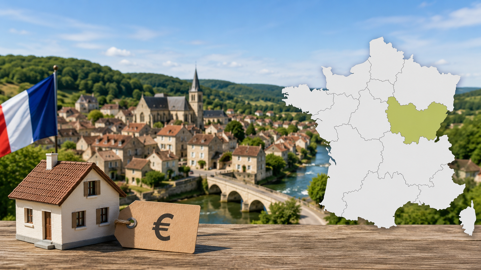 Quelle est la région la moins chère de France en immobilier ?